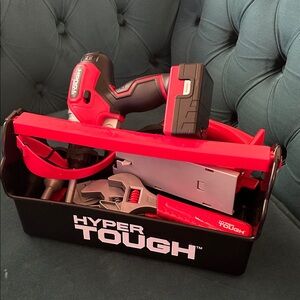Hyper Tough Kids Tool Set with Red and Black Accents